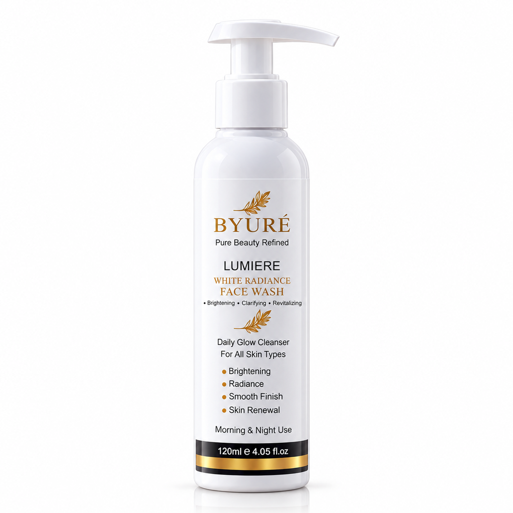[BYR-FW-LUM-120] BYURÉ Lumiere White Radiance Face Wash – 120 ml